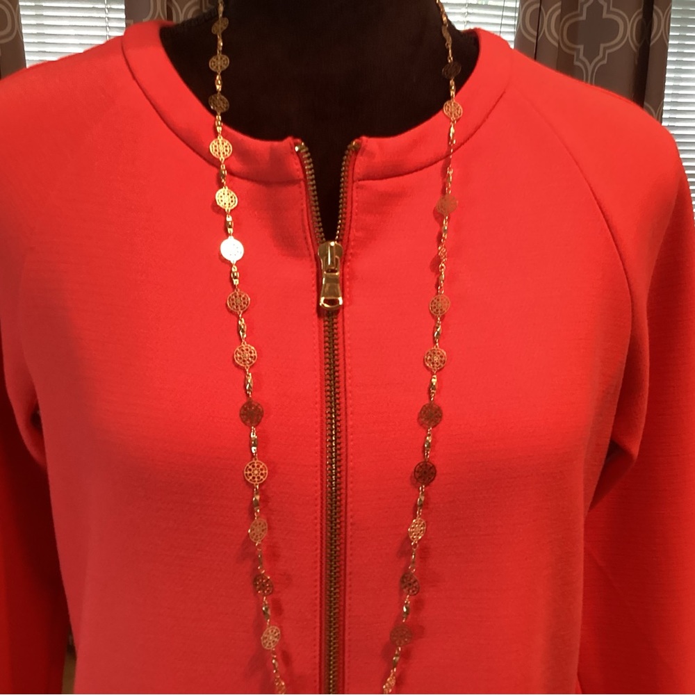 Rachel Roy Foxy Lady Zipper Dress. NWT